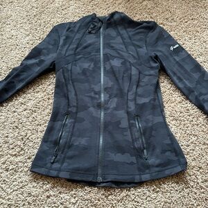 I’m selling a black camo print LuLuLemon jacket